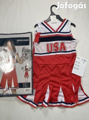 Szurkoló jelmez, pom-pom lány jelmez, új G169