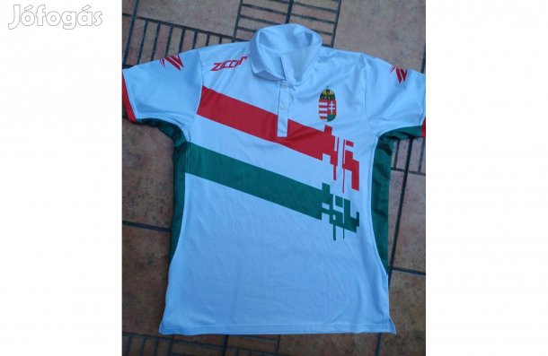 Szurkolói póló címeres magyar válogatott póló mez M