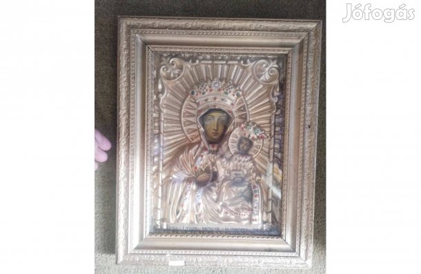 Szűz Mária Madonna Jézus régi keresztény templomi kép ikon festmény