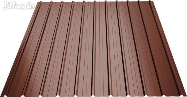 T12 trapézlemez egyoldalon festett 0,25 8017 fényes