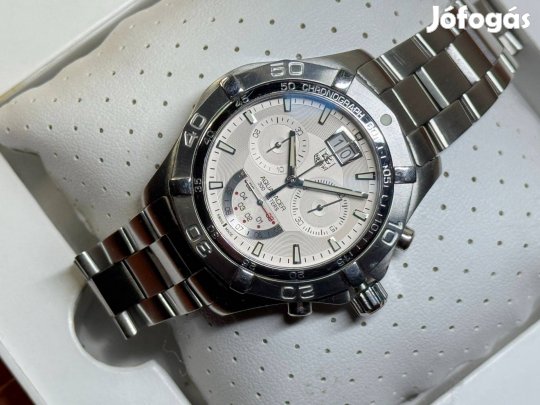 TAG Heuer Aquaracer Big Date Chrono 43 fehér Lgsw