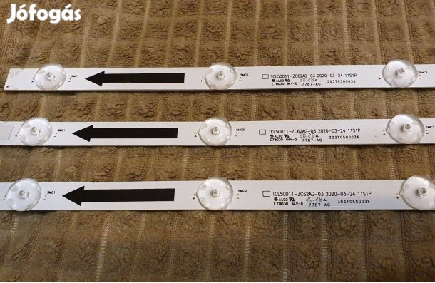 TCL50D11-ZC62AG-03 LED garnitúra OK. 50" több típusban is előfordul