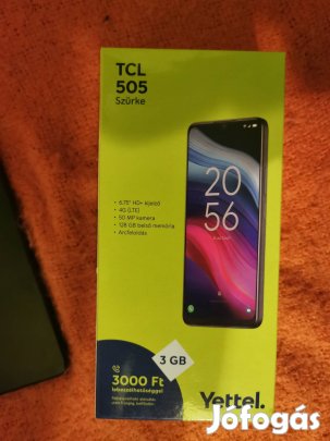 TCL 505 szürke újszerű garis telefon