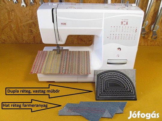 TCM hímzőprogramos varrógép 10 év garanciával (elkelt)