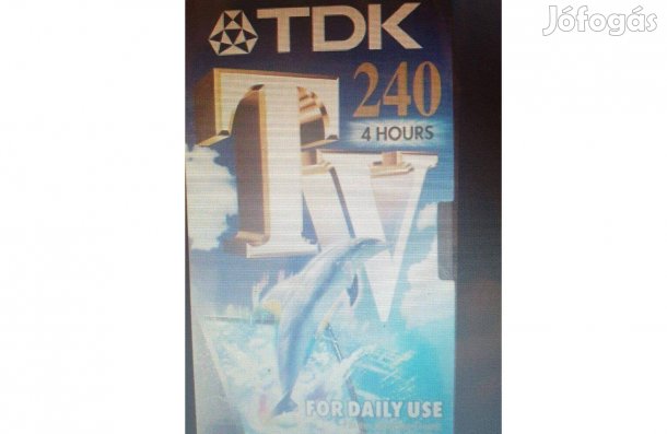TDK 240 Hours VHS video casette eladó