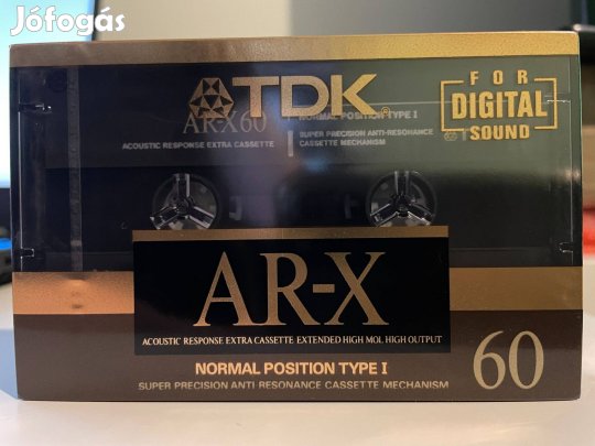 TDK AR-X 60 1990 Japan bontatlan, új magnókazetta, audio kazetta