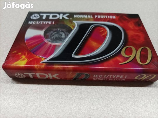 TDK D 90 magnókazetta