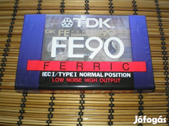 TDK FE 90 régi magnó kazetta bontatlan csomagolásban