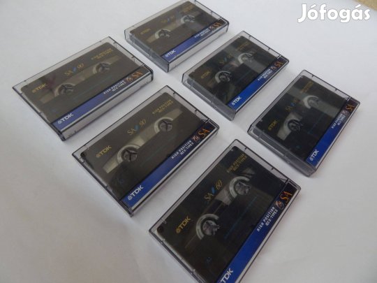 TDK SA Króm Kazetták Chrome Casette 6-os Szettben Egyben