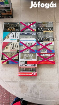 TDK kazetták Japán belpiacosak,nagy részt!