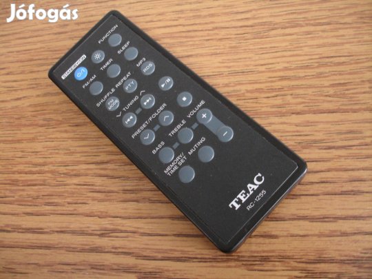 TEAC RC-1255 távirányító hifi audio erősítő CD tuner mini hifi rendsze