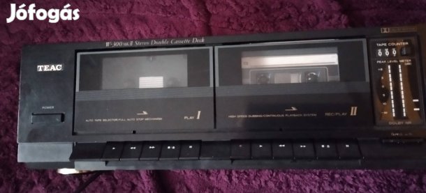 TEAC W300Mkll minőségi kazettás deck frissen felújított 