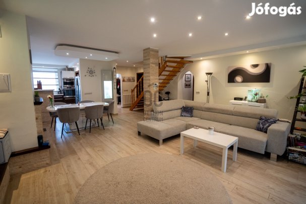 TISZAÚJVÁROS csendes  kertvárosában nappali+4 hálószobás önálló család