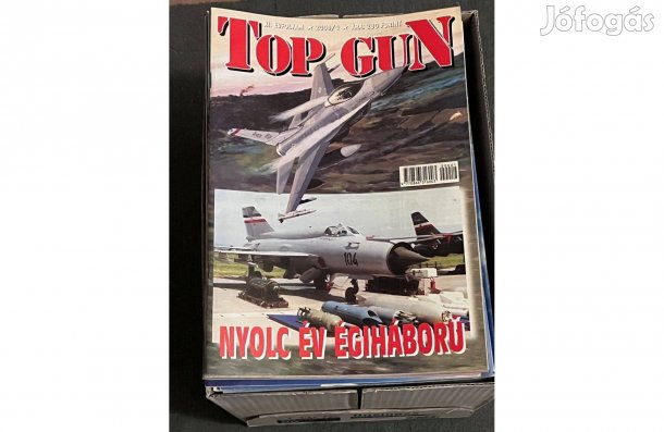 TOP Gun 11 hiánytalan évfolyama 1990-2000, csak egyben!