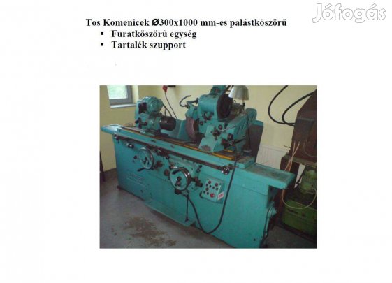 TOS Komenicek palástköszörű