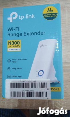 TP-Link Extender Wi-Fi hatótáv és lefedettségnövelő 300 Mbps
