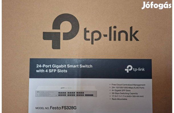TP-Link Festa FS328G 24 port+4 SFP Slots, új