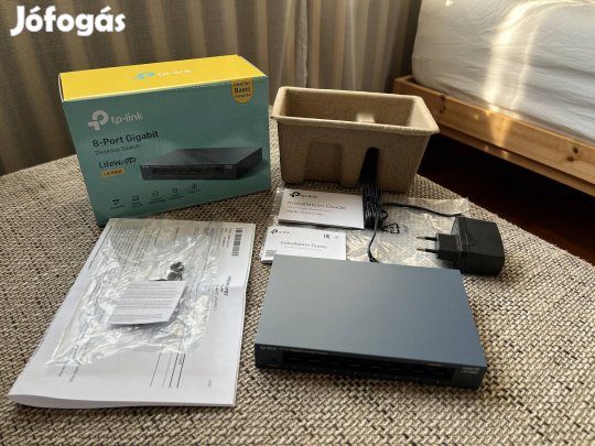 TP-Link LS108G Litewave 8 portos gigabit switch - garanciális 
