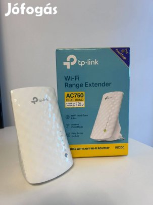 TP-Link RE200 AC750 Dual Band vezeték nélküli jelerősítő