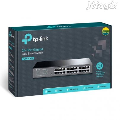 TP-Link TL-SG1024De gigabites 24 portos menedzselhető switch