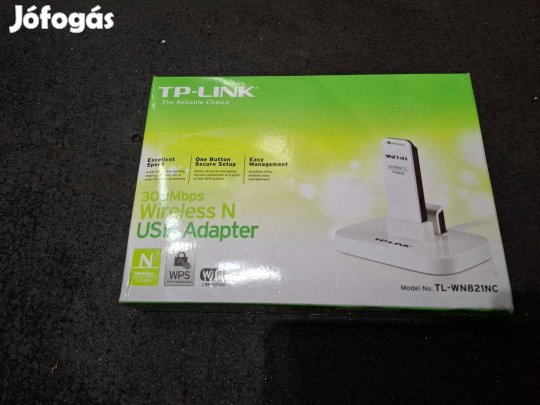 TP-Link WN821NC Wifi Stick USB dokkolóval!