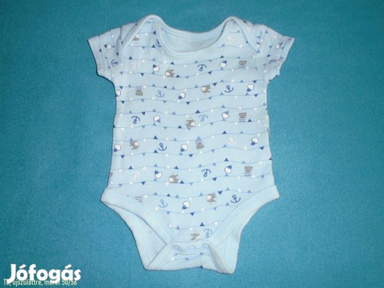 TU állat mintás rövid ujjú body újszülöttre méret 50 / 56
