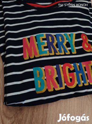 TU csíkos pamut női pamut felső