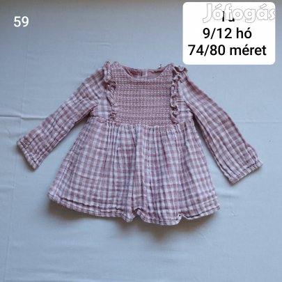 TU rózsaszín ruha 74/80 méret 