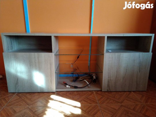 TV Komód szekrény a nappali szobába LED Világítással