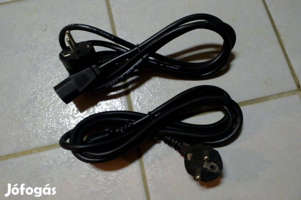 TV PC televízió számítógép hálózati kábel vezeték tápkábel