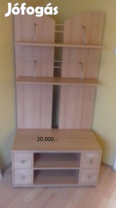 TV állvány, polcos szekrény
