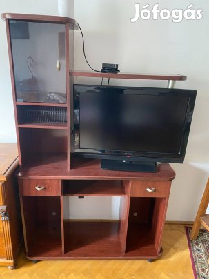 TV állvány és lemeztartó
