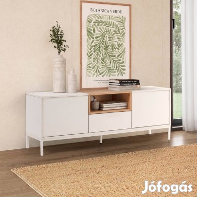 TV állvány multifunkciós médiaállvány 120x30x40cm fehér FUR1344-1
