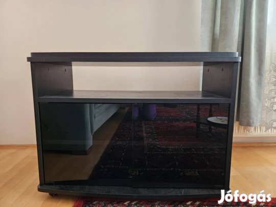 TV.állvány,szekrény,füstüveges ajtóval,újszerű állapotban. 