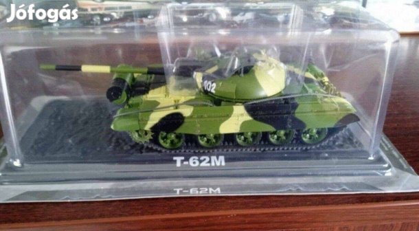 T 62M "Tanki dea" tank kisauto modell 1/43 Eladó