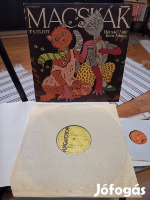 T.S. Eliot / Hernádi Judit - Kern András - Macskák - LP magyar bakelit