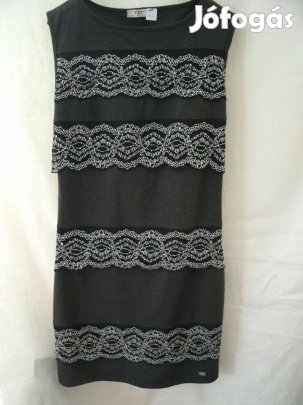 T&T Modell elegáns pamut ruha csipke rátéttel "M" méret
