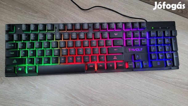 T-Wolf világítós billentyűzet eladó