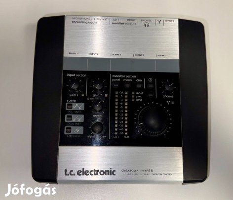 T.c. electronic desktop konnekt 6 Firewire audio interfész