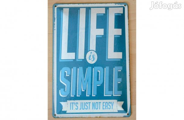 Tábla, fém, 20x30 cm: 1500 Ft