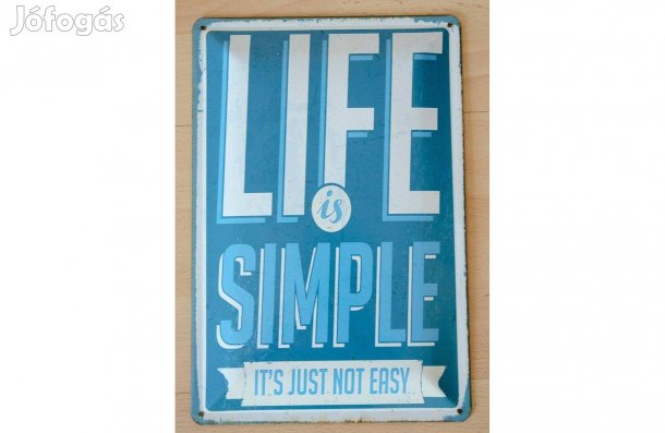 Tábla, fém, 20x30 cm: 1500 Ft