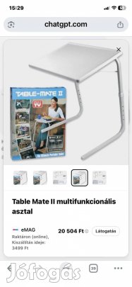 Table-Mate-multifunkciós összecsukható asztal