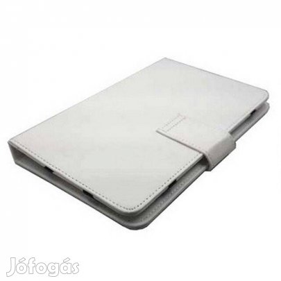 Tablet e-book Mac ipad Tartó Műbőr Tok 7" Fehér (_)
