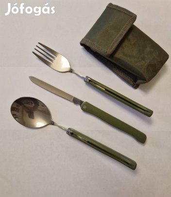 Tábori evőeszköz készlet