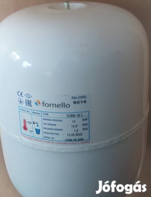 Tágulási tartály 18 liter hibás