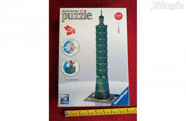 Taipei 101 216 DB Ravensburger 3 D puzzle Fóliás Bontatlan Sok Mást