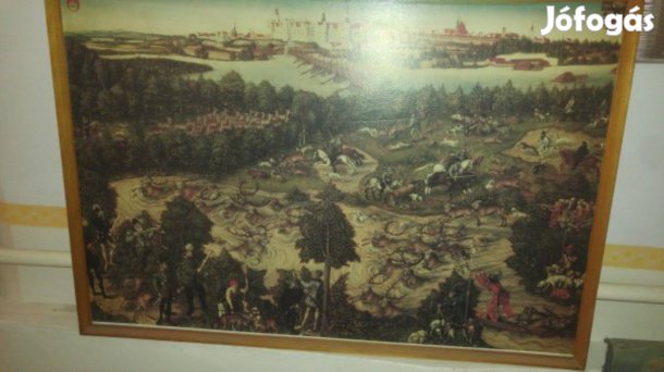 Tájkép fa keretben 68*100cm