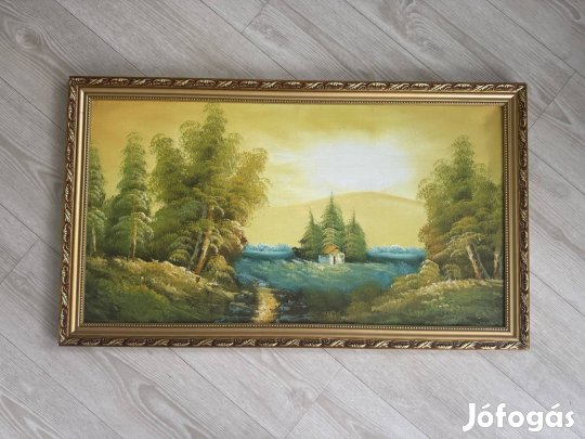 Tájkép olajfestmény olaj festmény eladó