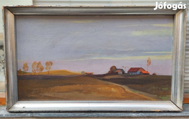 Takács Z. Bugaci táj festmény