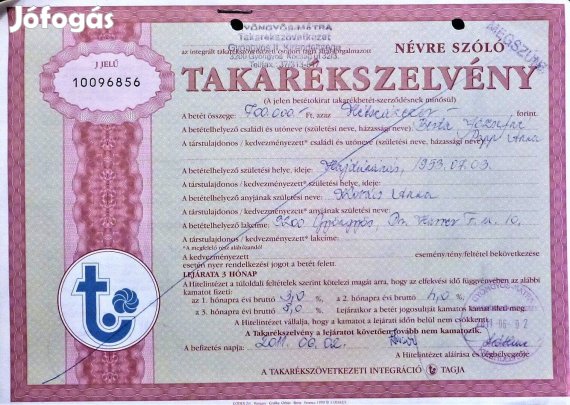 Takarékszövetkezet Takarékszelvény
